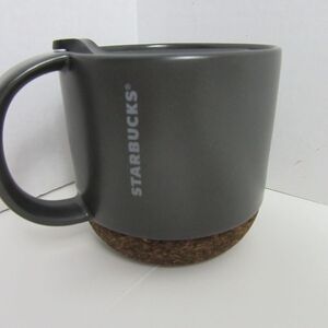 Starbucks Gray Mug with Cork Base